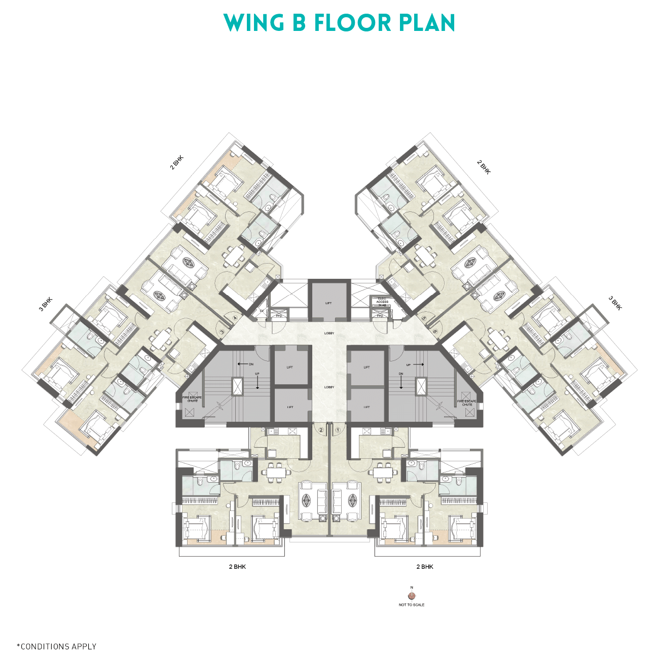 Kalpataru Crest Wing B Flrpln