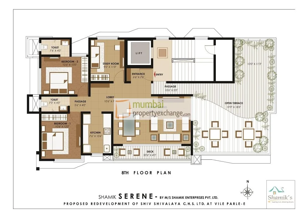 8th Floor Plan