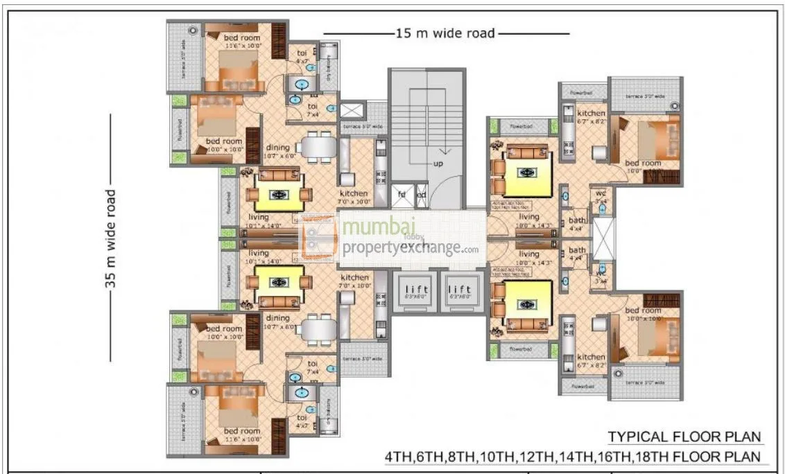 Even Floor Plan