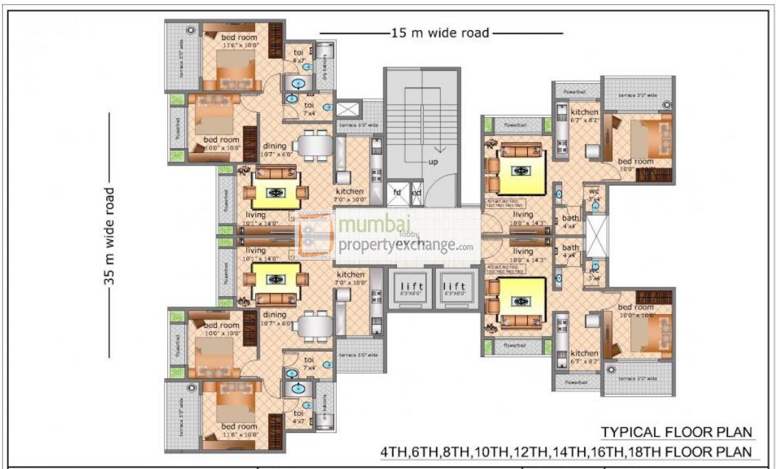 Even Floor Plan