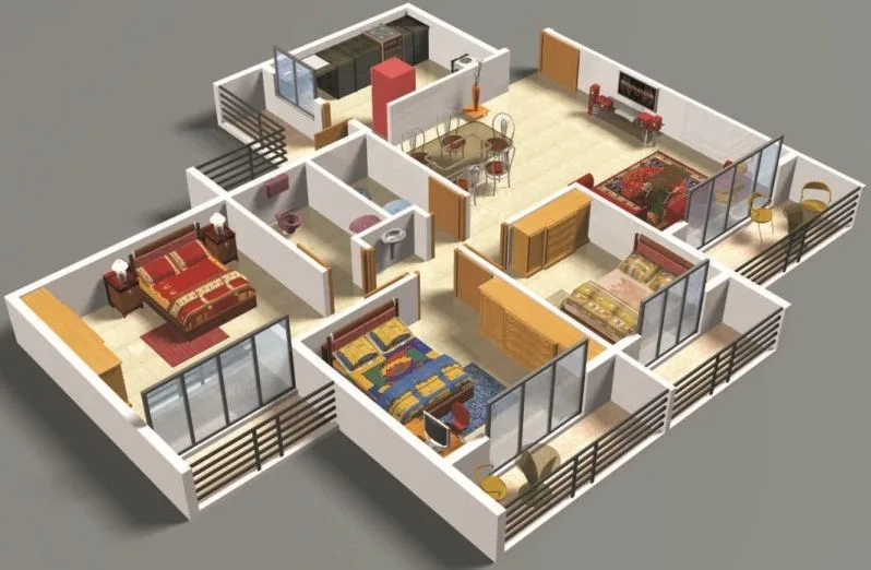 2.5BHK Floor Plan