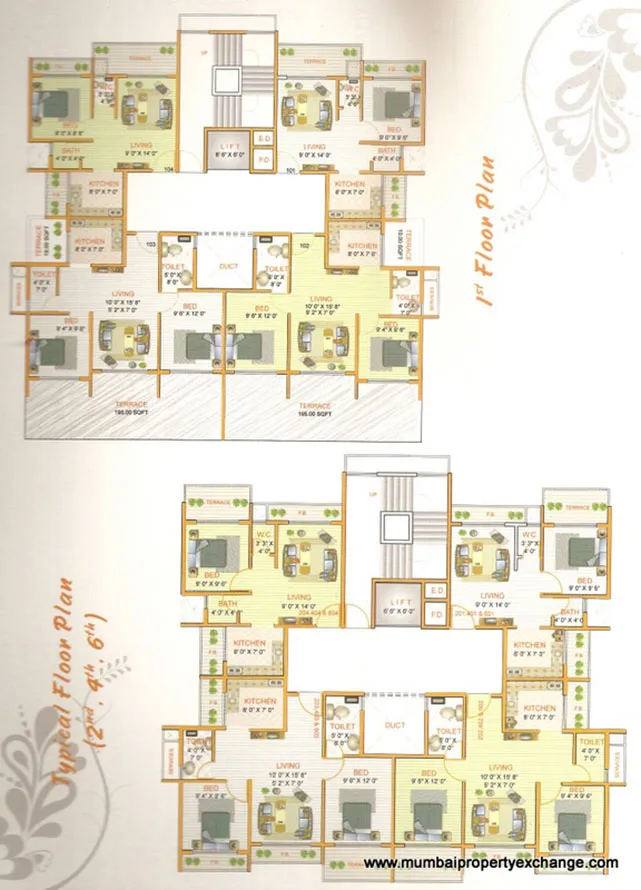 2 BHK Flats for Sale in Sadguru Apartment, Kalamboli