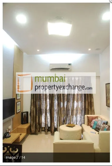 Sample flat living room