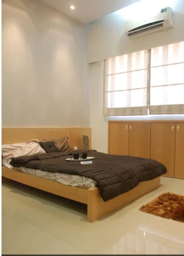 Sample flat bedroom