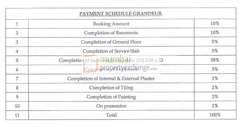 Payment Schedule