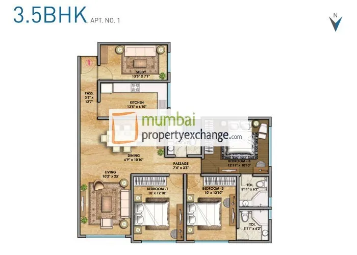 2BHK Flats on Rent in Optimus, Malad West