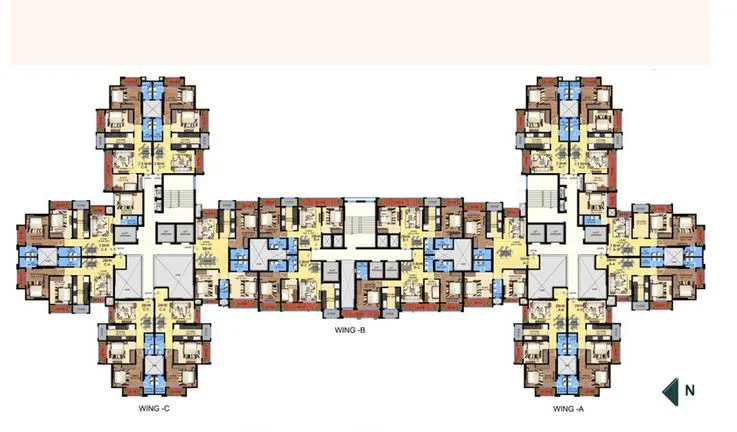 Hillcrest Typical Floor Plan
