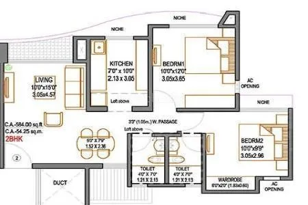 Rustomjee Evershine Global City 2BHK