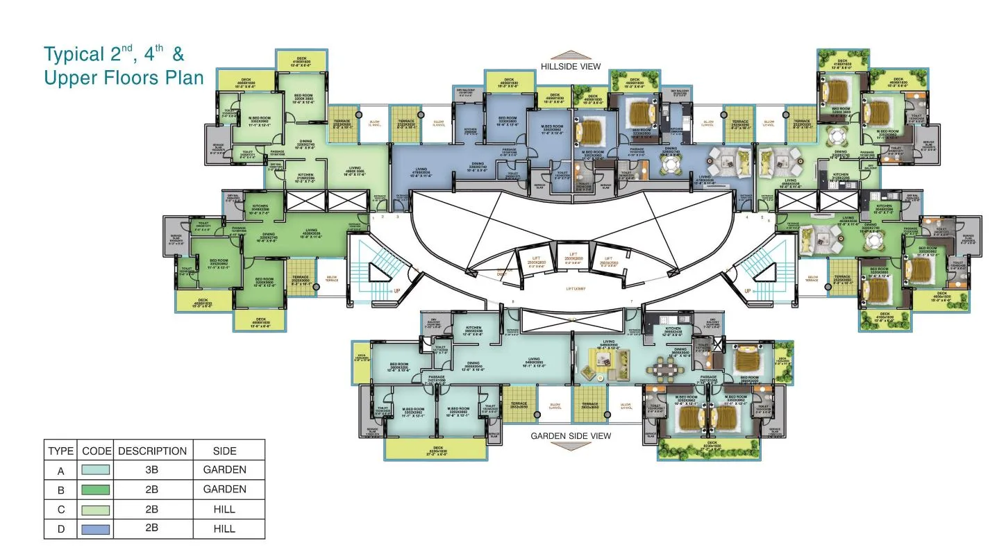 Nahar Yvonne Typical Floor Plan 1