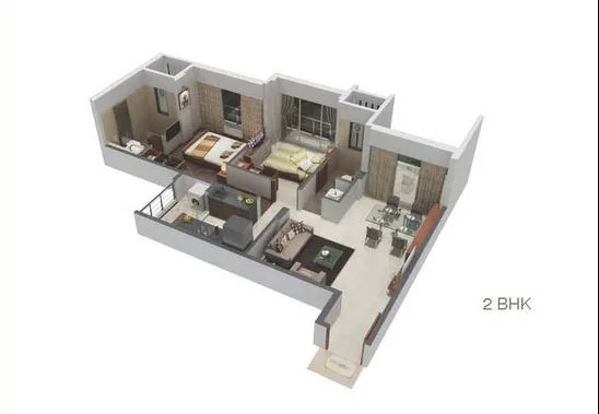 Meeras Empire 2BHK Plan