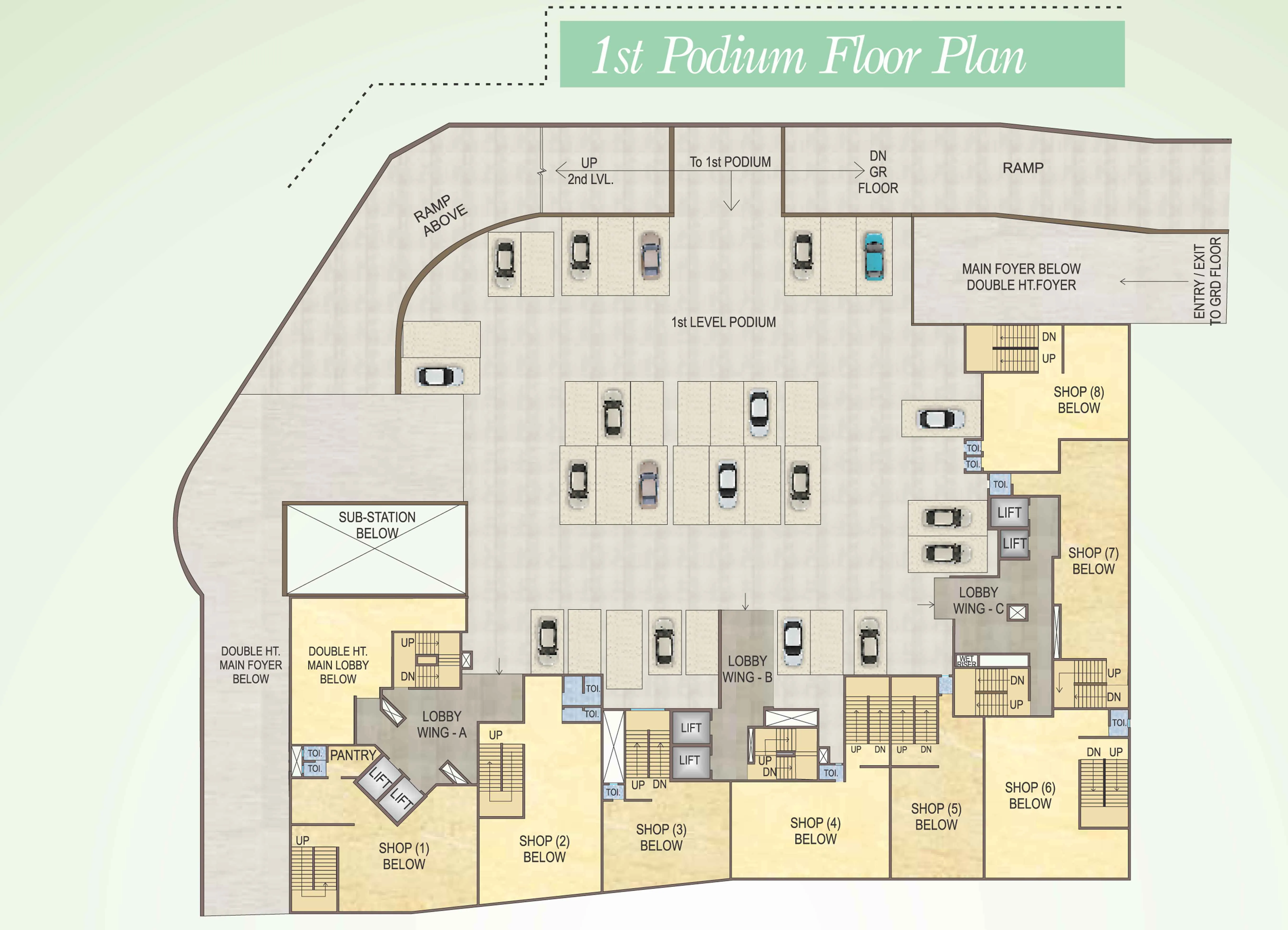 Blue Fortuna 1st Podium Plan