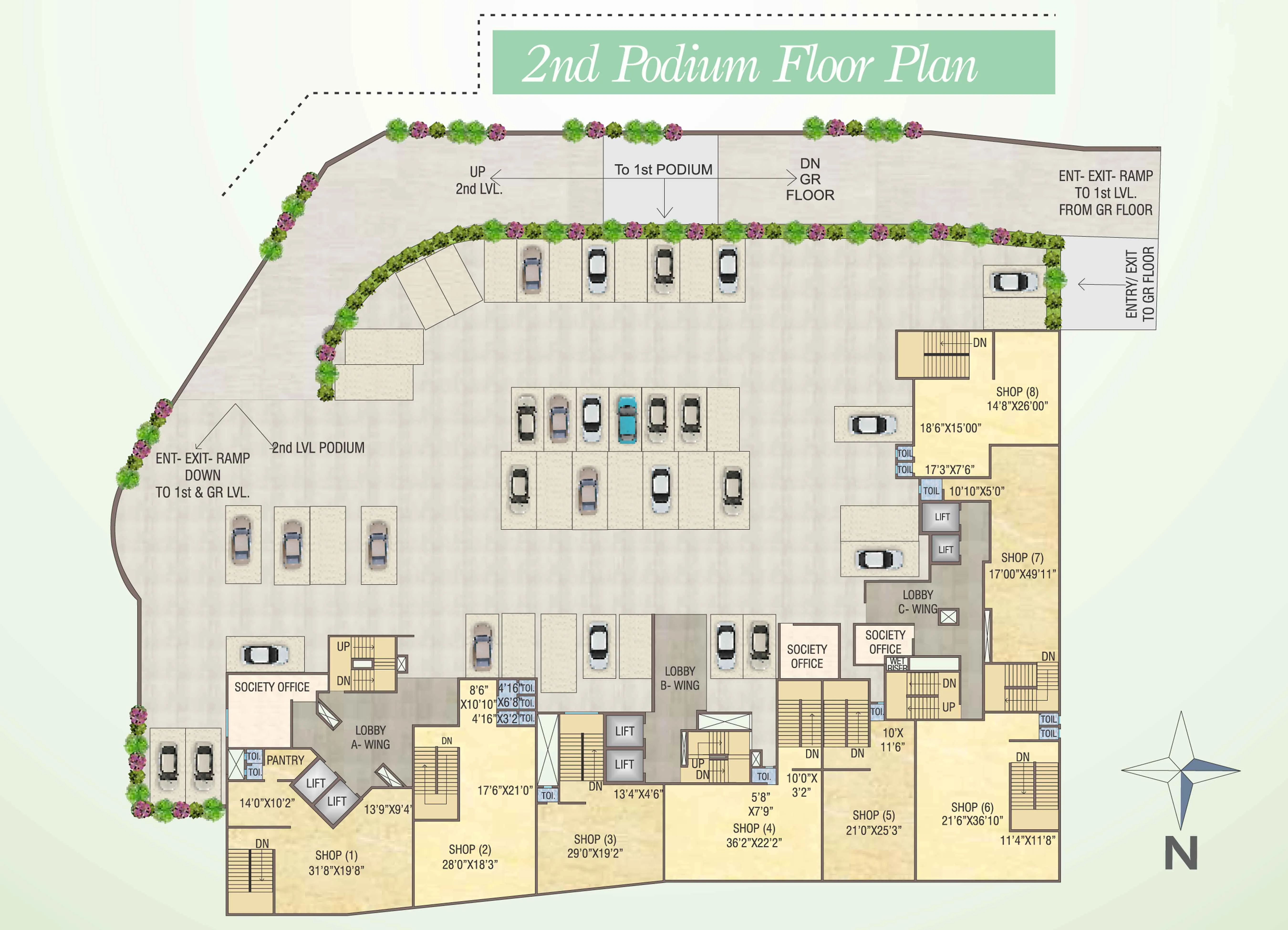 Blue Fortuna 2nd Podium Plan