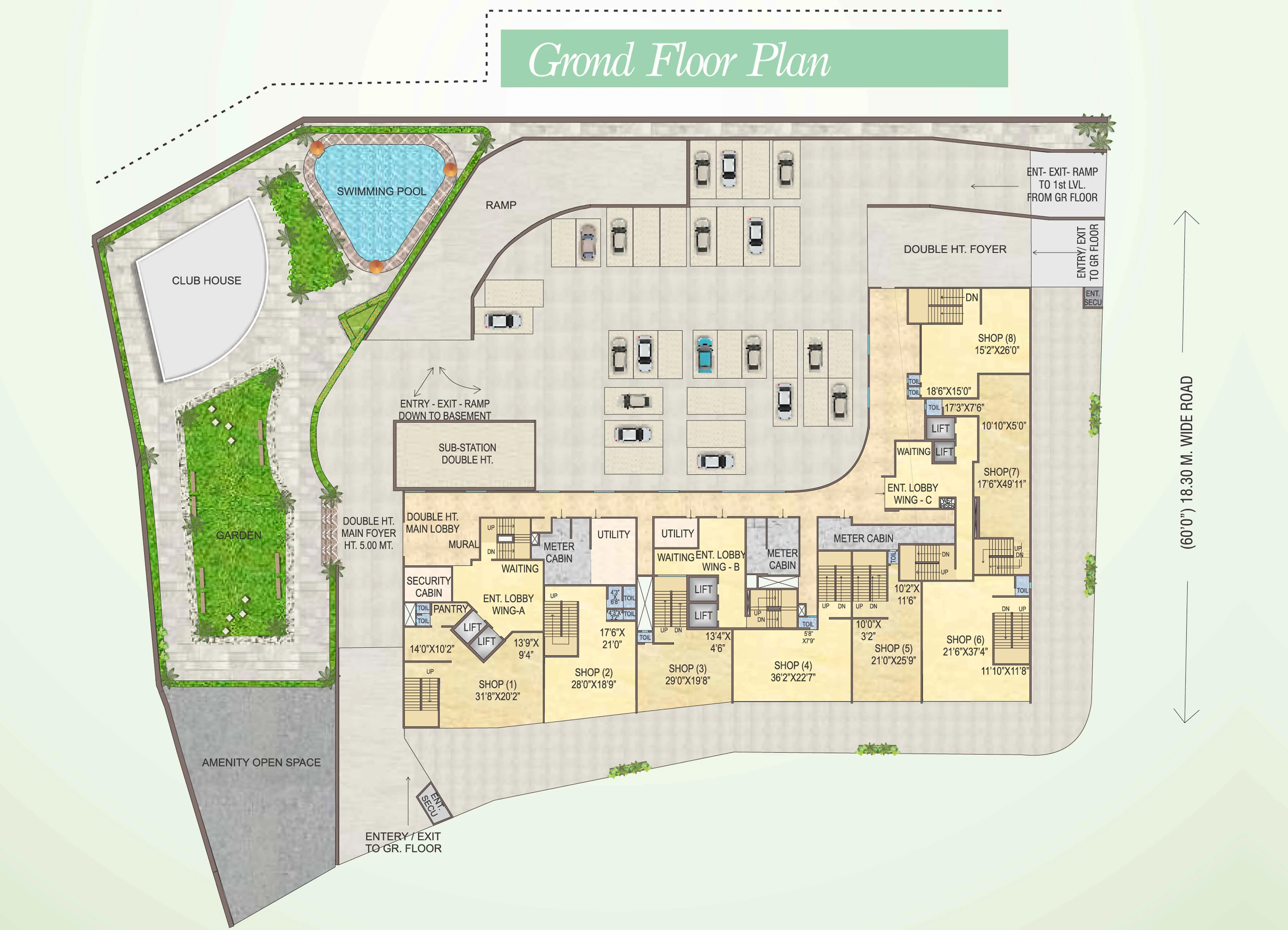 Blue Fortuna Ground Floor Plan