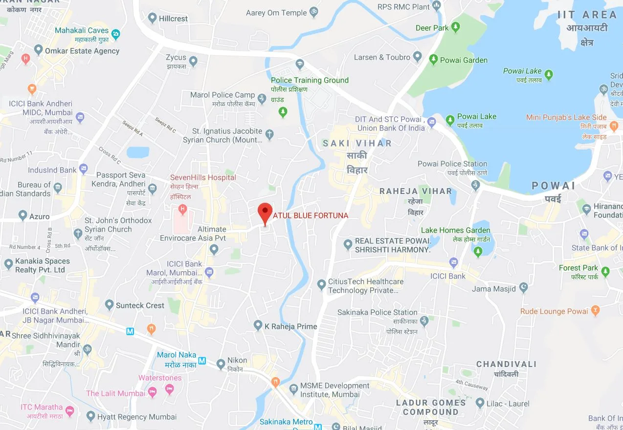 Blue Fortuna Location Map