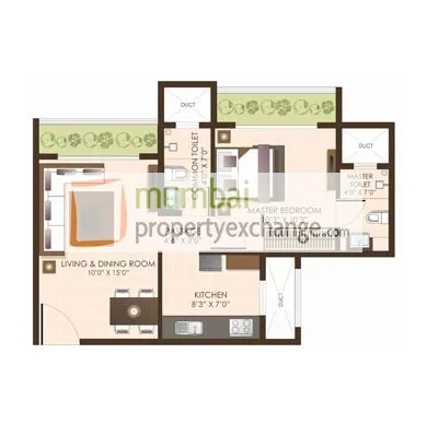 1BHK Wing B