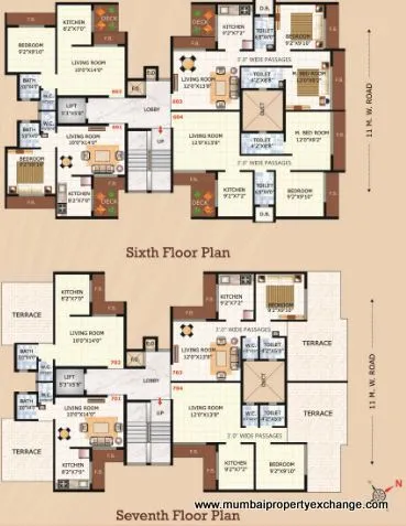 2 BHK Flats on Rent in Krishna Apartment, Malad East