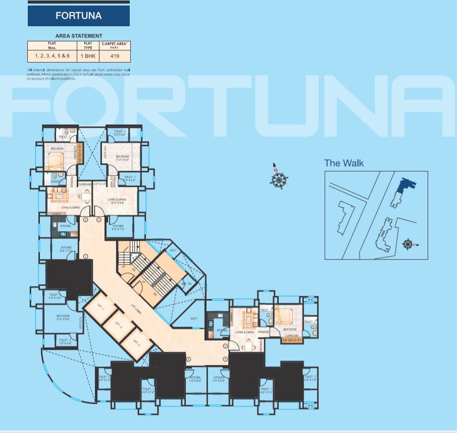 Fortuna A Typical Floor Plan