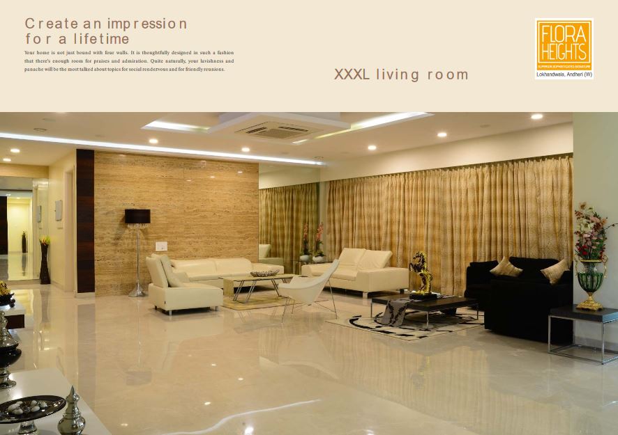 Flora Heights Spacious Living Room