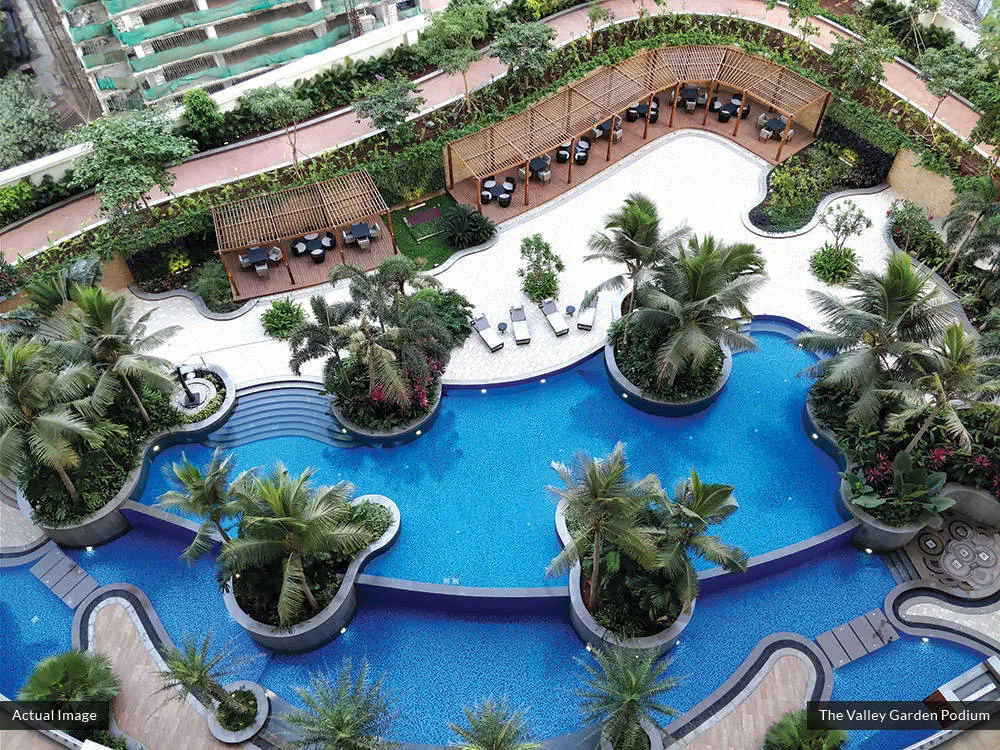 One Avighna Park 3 Level garden Podium