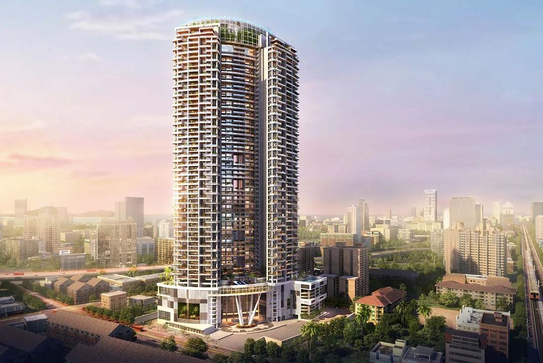 One Avighna Park Elevation Image-1