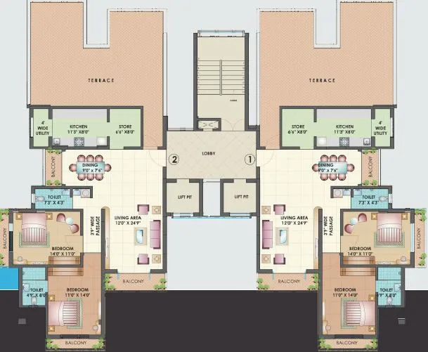 11th floor plan