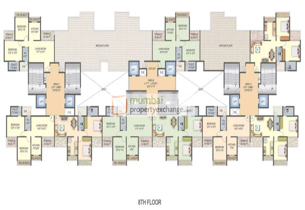 8th Floor Plan