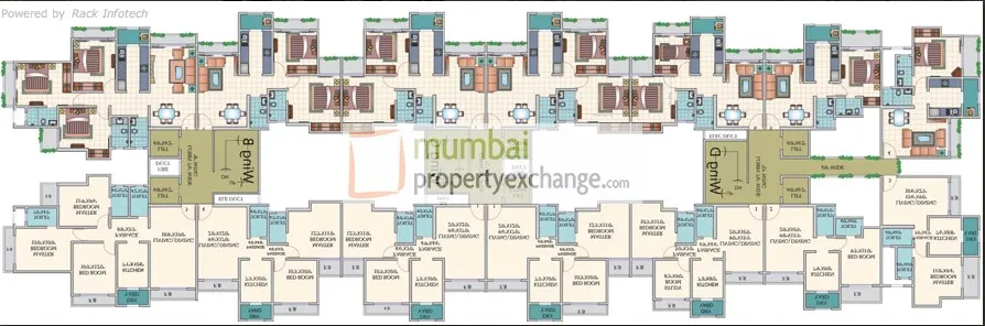 2BHK Flats for Sale in Pinnacolo, Mira Road