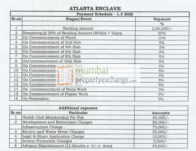Payment Schedule