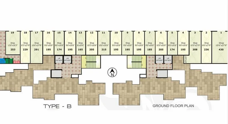 Type B Ground Floor Plan