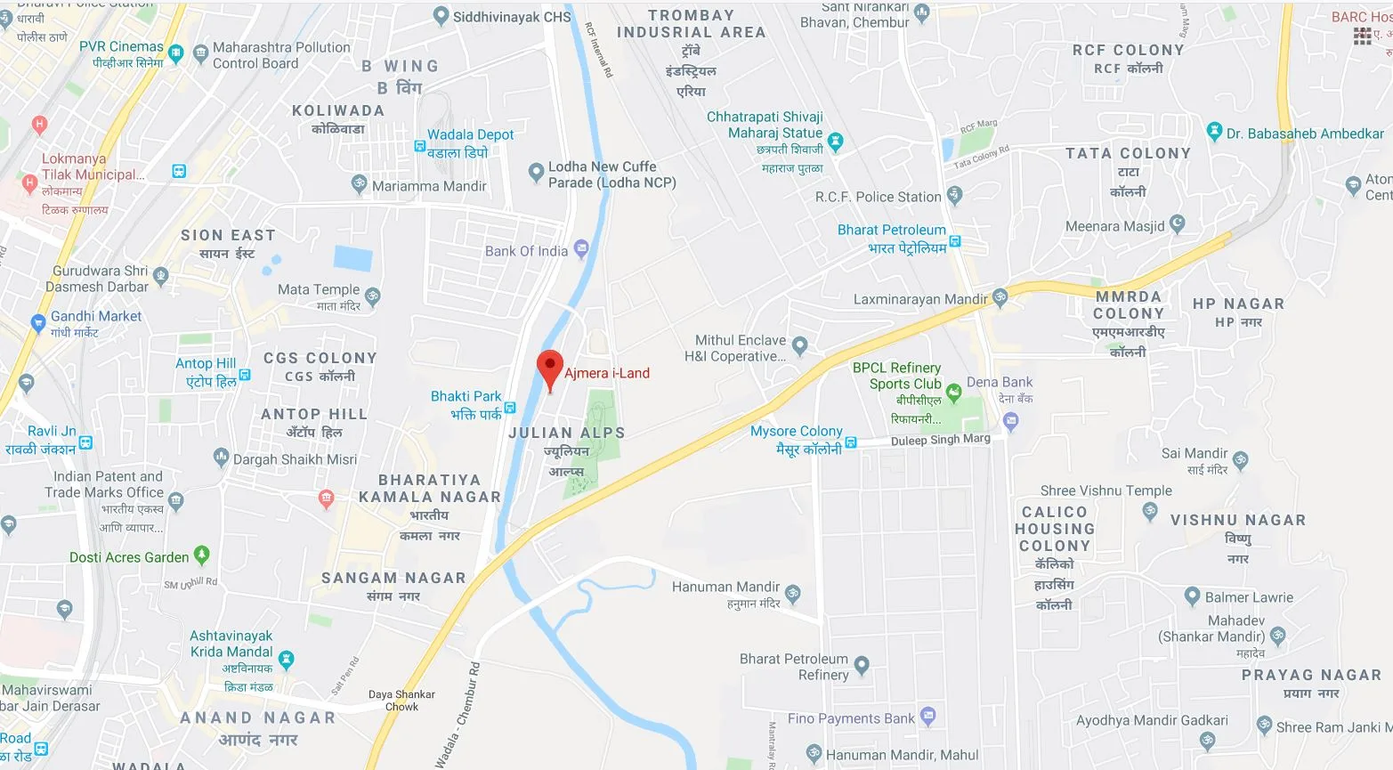 Ajmera I Land Location