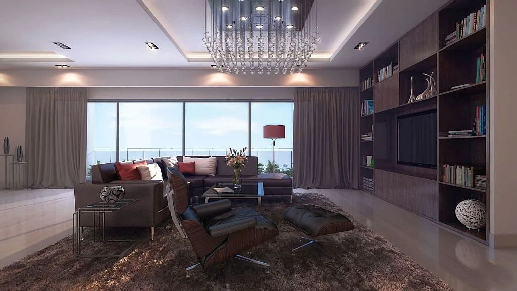 Ajmera Zeon Living Room