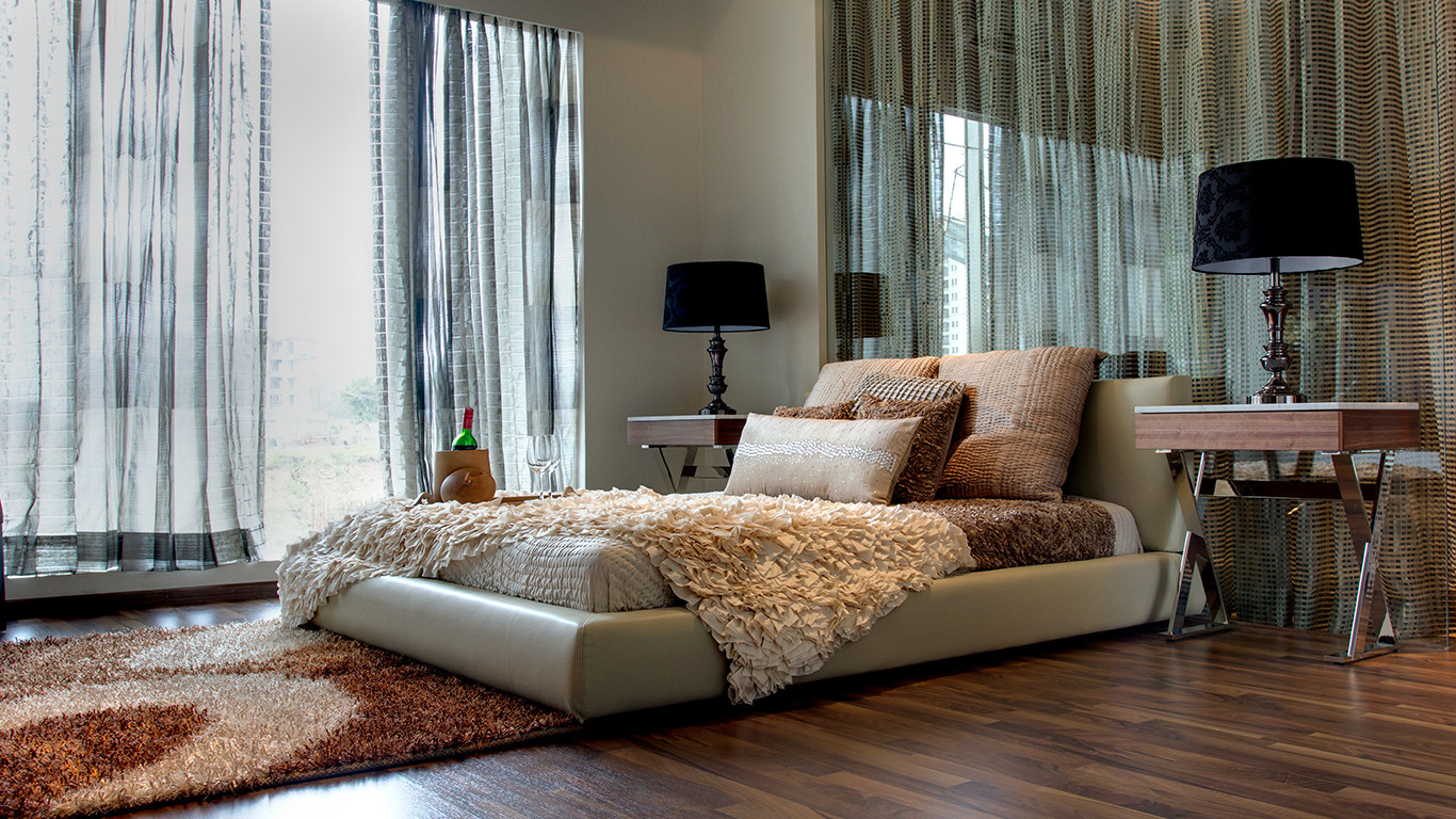 Runwal Greens Sample Flat Bedroom