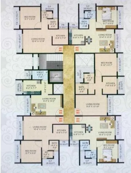 3 BHK Flats on Rent in Krishna Enclave, Andheri East