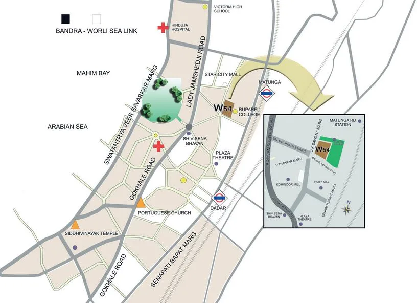 Wadhwa W54 Location Map