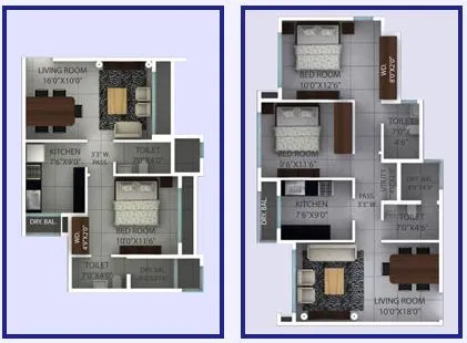 3 Flats for Sale in Opal, Prabhadevi