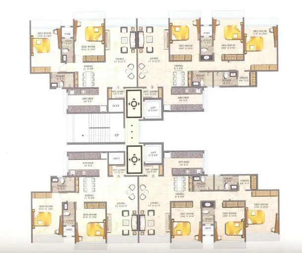 2 BHK Flats for Sale in Royal Court, Andheri East
