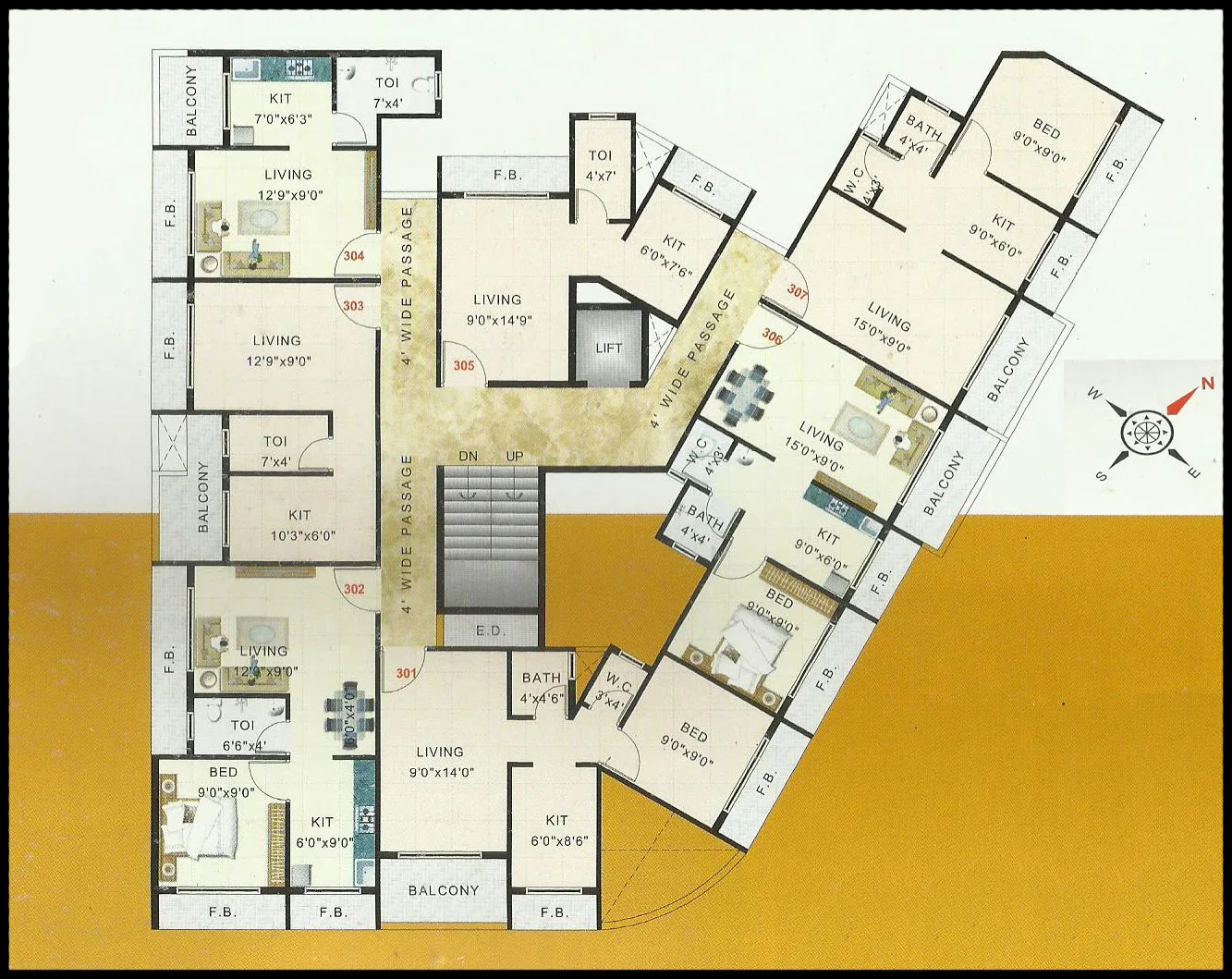3rd Floor Plan