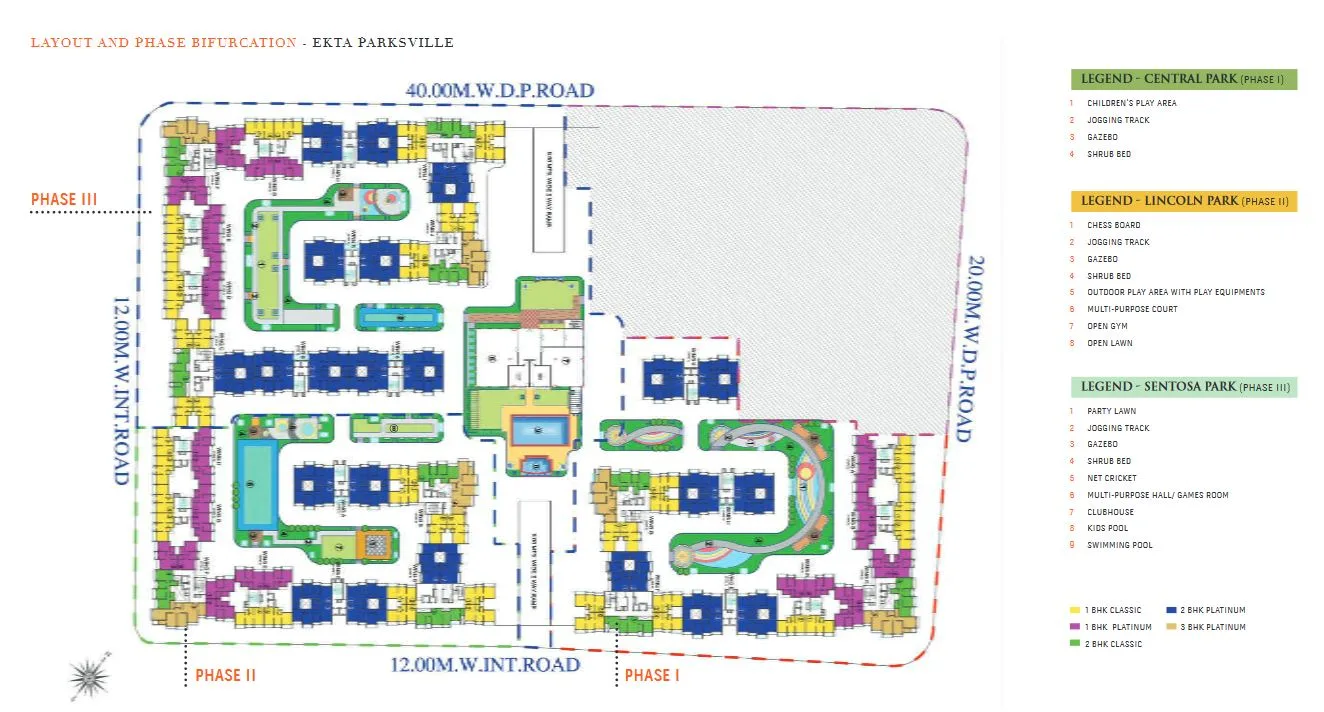 Ekta Parks Ville Site Plan