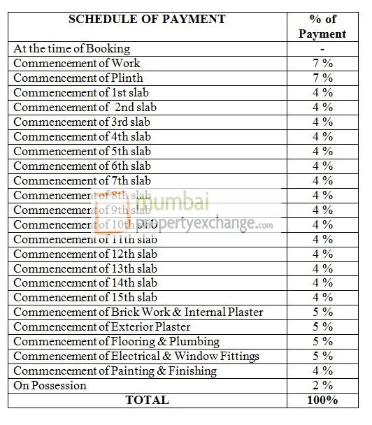 Payment Schedule