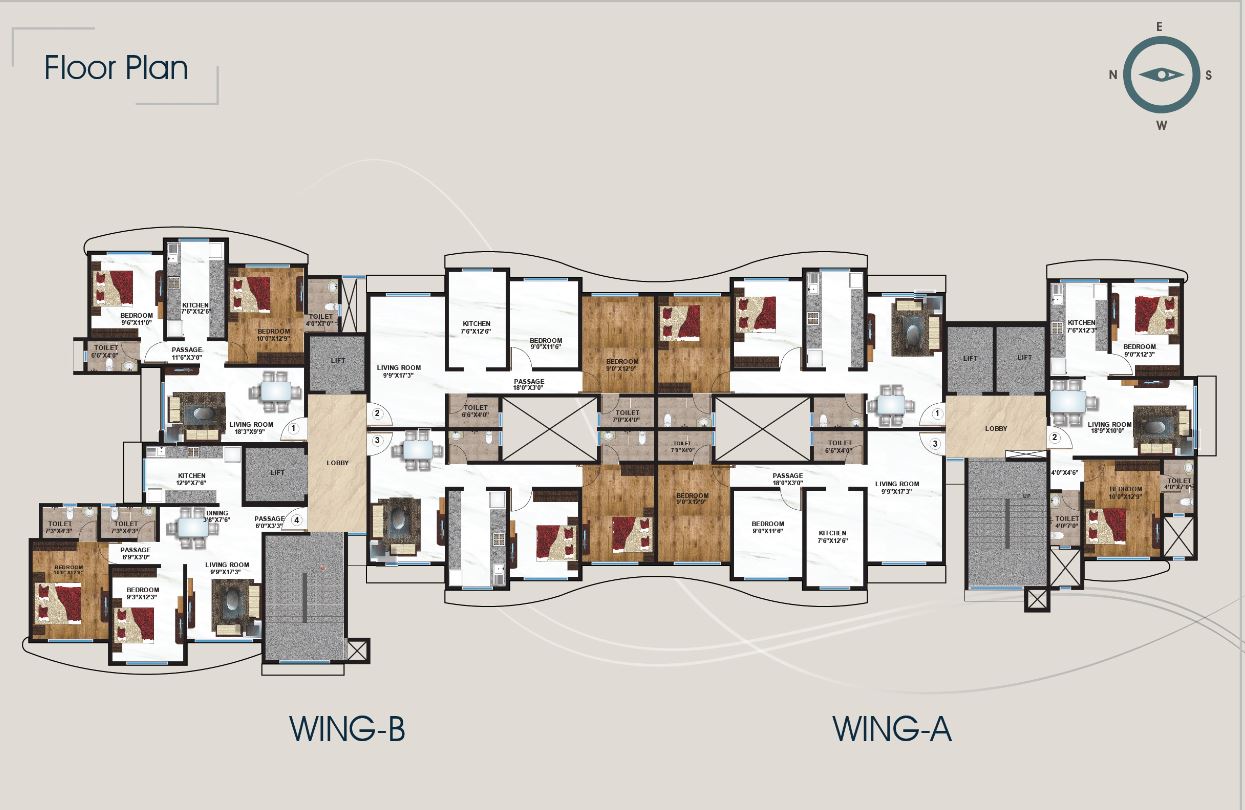 Paradise Typical Floor Plan