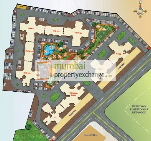 2 Flats on Rent in Hubtown Gardenia, Mira Road