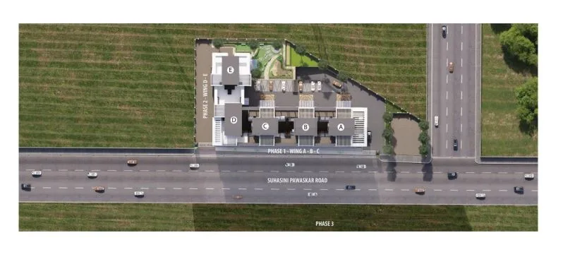 Crescent Sky Heights External Layout Plan