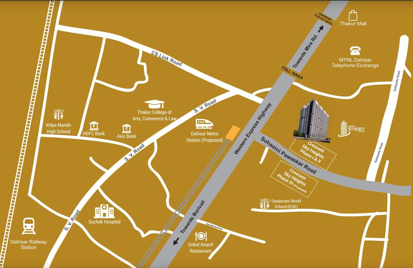 Crescent Sky Heights Location