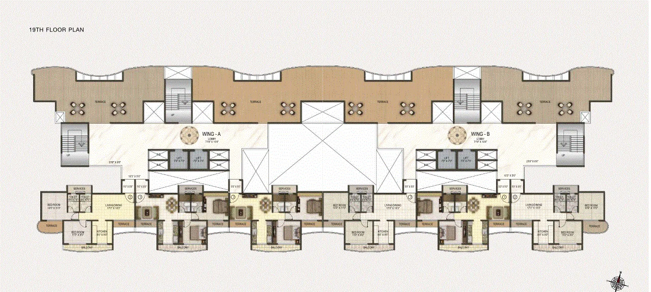 Sai Riverdale 19th floor plan