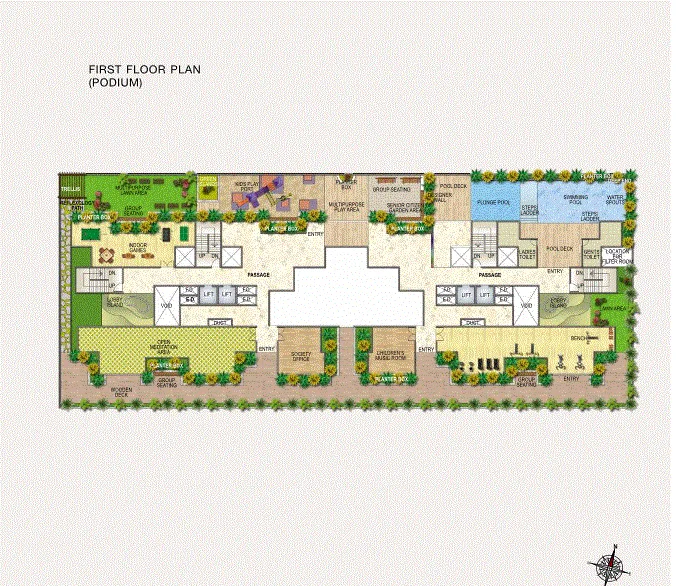 Sai Riverdale Podium Plan