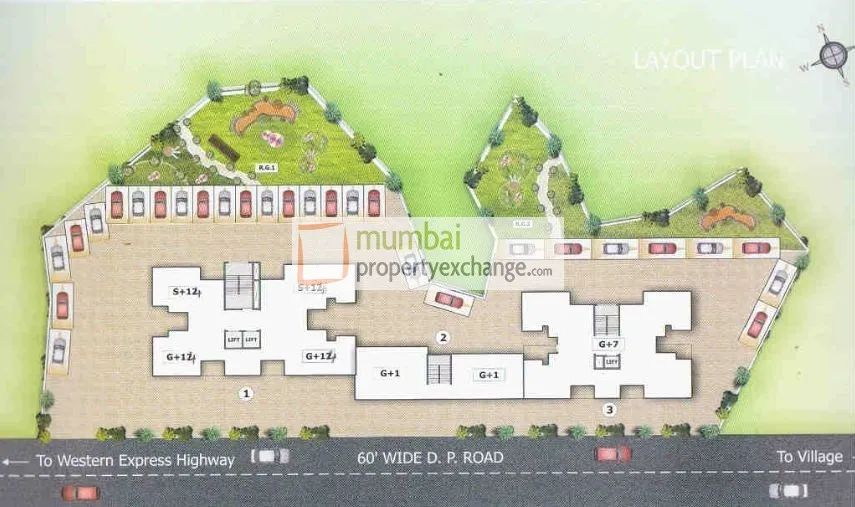 2BHK Flats for Sale in Agarwal Hamlet, Mira Road