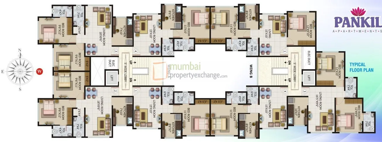 2 Flats for Sale in Pankil Apartment, Dadar West