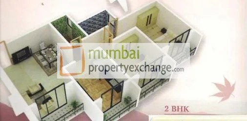 2 BHK Floor Plan