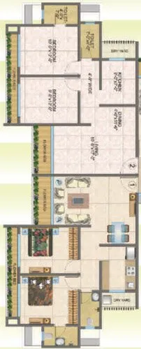 2 BHK Flats for Sale in Eco Residency, Andheri East