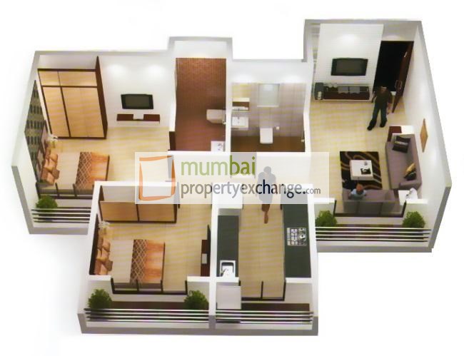 2BHK plan
